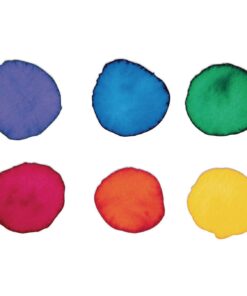 S&S Worldwide Color Splash! Liquid Watercolor Paint, 6 Vivid Colors, 8-oz Flip-Top Bottles, for All Watercolor Painting, Use to Tint Slime, Clay, Glue, Shaving Cream, Non-Toxic. Pack of 6. 8oz 21 61jUawXAYdL