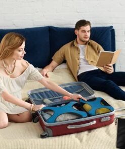 Alternative view of Shacke Pak - 5 Set Packing Cubes - Travel Organizers with Laundry Bag (Gentlemen's Blue) Gentlemen's Blue Set of 5