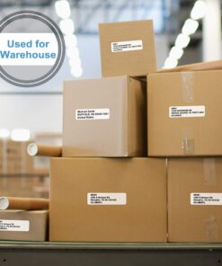 COLORWING Compatible Dymo 30252 (1-1/8" x 3-1/2") Address Labels,Compatible with Dymo LabelWriter 450, 450 Turbo, 4XL Desktop Printers, 28mm x 89mm Barcode Labels, 350 Labels/Roll, 10 Rolls 13 61jVLS0XpL