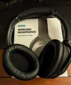 Bluetooth Headphones, Premium Active Noise Cancelling Wireless Headphones Over Ear, 50H Playtime, Hi-Res Audio, Deep Bass, Memory Foam Ear Cups for Travel, Home Office Bluetooth Headphones 69 61jXYLPEv6L