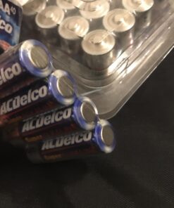 ACDelco 40-Count AA Batteries, Maximum Power Super Alkaline Battery, 10-Year Shelf Life, Reclosable Packaging, Blue 40 Count (Pack of 1) 43 61ja8aY5M6L