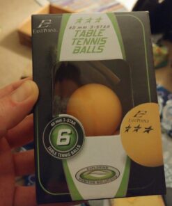 EastPoint Sports Penn Competition Grade 3-Star Table Tennis Balls – 40mm – 6 Pack 18 61jaj8jUaL