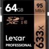 Lexar Professional 633x 64GB SDXC UHS-I/U3 Card (Up to 95MB/s Read) w/Image Rescue 5 Software - LSD64GCBNL633 12 61jakjy7otL