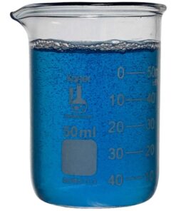 50ml Beaker, Low Form Griffin, Borosilicate 3.3 Glass, Spout, Karter Scientific (Pack of 12) 50ml Pack of 12 9 61jeLp2MACL 1