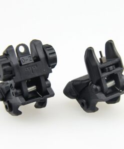 TACFUN Black Tactical Smart Polymer Front/Rear Combo Set Flip Up 15 61jiS 4HxtL