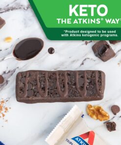 Atkins Snack Bar, Triple Chocolate, Keto Friendly, 7.05 Ounce (Pack of 1) 11 61jj3l2rjYL