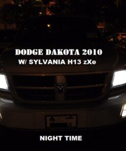 SYLVANIA - H13 (9008) SilverStar zXe High Performance Halogen Headlight Bulb - Bright White Light Output, HID Attitude, Xenon Fueled Technology (Contains 2 Bulbs) H13 zXe 27 61jlJMwfU5L