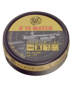 Alternative view of RWS R10 Match Plus Premium Line .177 Caliber Pellet Gun Pellets (100 Count/5 boxes) Heavy (8.2 Grains) Standard Packaging