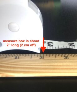 Eat Smart Products Free Body Tape Measure Included Digital Bathroom Scale with Extra Large Lighted Display, One Size, Clear 32 61jn6WCHFEL