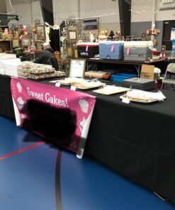 Gee Di Moda Rectangle Tablecloth | 90 x 156 Inch - Black Rectangular Table Cloth for 8 Foot Table in Washable Polyester | Great for Buffet Table, Parties, Holiday Dinner, Wedding & Baby Shower Black Tablecloth 22 61jn6t8jnDL