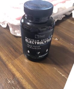 Keto Electrolyte Supplement (120 Capsules) Maximum Keto Electrolytes Supplements Pills w Real Salt®, B Vitamins, Magnesium and Potassium Supplement - Salt Pills & Electrolyte Tablets 29 61jnG05SaEL 1