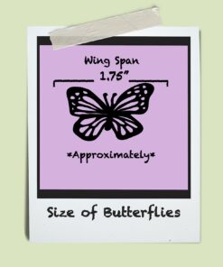 Sugar Robot Inc. Edible Butterflies Small Premium Crafted Made in the USA Cake and Cupcake Toppers, Decoration (Blue) Blue 24 61jnQS th6L