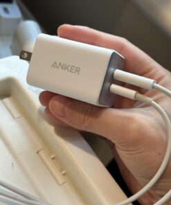 Anker 47W USB C Charger (Nano 3), 2 Port Compact Foldable GaN Fast Charger for iPhone 15/15 Plus/15 Pro/15 Pro Max/14, Galaxy, Pixel 4/3, iPad/iPad Mini (Cable Not Included) - White White 17 61jo7T0yu3L