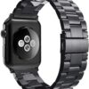 Simpeak Business Metal Band Compatible with Apple Watch Series 9 8 7 (45mm) Series 6 SE 5 4 (44mm) Series 3 2 1 (42mm) Women Men Solid Stainless Steel Band Strap Replacement for iWatch 45mm 44mm 42mm 12 61jopz NVmL