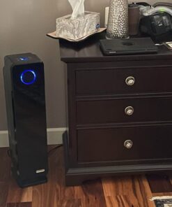 Germ Guardian Air Purifier for Home, Large Rooms, H13 HEPA Filter, Removes Dust, Allergens, Smoke, Pollen, Odors, Mold, UV-C Light Helps Reduce Germs, 28 Inch, Black, AC5350B 1 Pack Black Onyx 42 61jp7h1j9bL