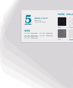 Alternative view of BRIAN & DANY Wire Shelf Liner 18" X 36", Heavy Duty Shelf Liners for Wire Shelving, Waterproof Protector Mats, Set of 5, Transparent 18"x 36"