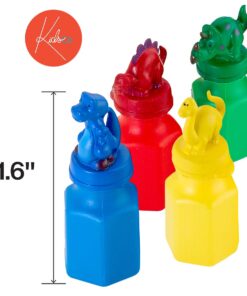 Kicko 12 Pcs Dinosaur Bubbles Bottles - Dinosaur Party Favor Bubbles for Birthday Parties, Party Favors for Kids 4-8 Multi Color Bubble Toys - Fun Party Toy for Kids 13 61jvYhQPVML