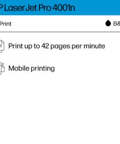 Alternative view of HP LaserJet Pro 4001n Black & White Printer, Works with Alexa