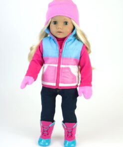 Sophia's Blue/Fuchsia Snow Boots 10 61jwfAlOYML