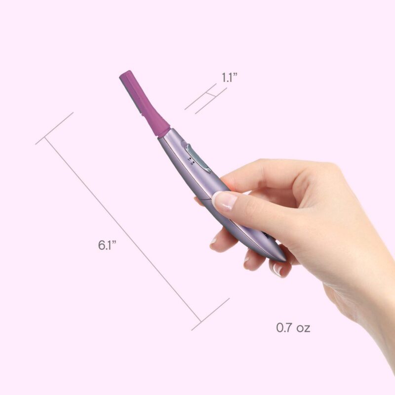 Panasonic Women’s Facial Hair Remover And Eyebrow Trimmer With Pivoting Head, Includes 2 Gentle
