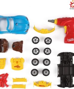 Racing Car Kit For Kids Take Apart Toys with Electric Drill with Lights and Sounds - Build Your Own Toy Car For Boys & Girls age 3, 4, 5, 6 yrs - 12 years old Best Birthday Christmas Gift For Kids 9 61jxt0cKzKL