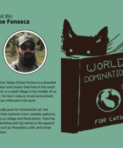 Artovida Artists Collective Insulated Neoprene Lunch Bag - Washable Soft Lunch Tote for Work and Picnic - Design by Tobe Fonseca (Brazil) Furr Division - Classic Tobe Fonseca Furr Div. Cats 18 61jz2TqQR6L