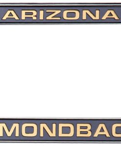 Rico Industries MLB Laser-Cut Chrome License Plate Frame Arizona Diamondbacks