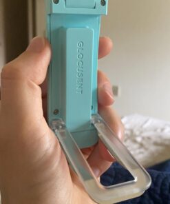 Glocusent USB Rechargeable Book Light for Reading in Bed, Portable Clip-on LED Reading Light, 3 Amber Colors & 5 Brightness Dimmable, Compact & Long Lasting, Perfect for Book Lovers, Kids Blue 43 61k X 1AGqL