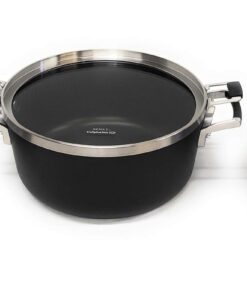 Calphalon Select 9pc Space Saving Hard-Anodized Nonstick Cookware Set 10 61k0i Yxd0L