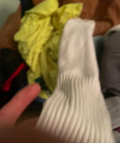 GOLDTOE Men's 656S Cotton Crew Athletic Socks, Multipairs Sport Large 6 White (6-pairs) 23 61k1rmspBLL
