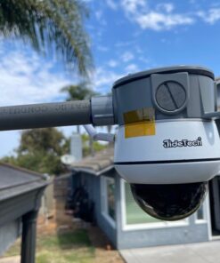 JideTech 5MP PTZ WiFi Camera Outdoor, 5X Optical Zoom Dome Camera with Human/Motion Detection, Auto Tracking, Wireless IP Camera with Mic/Audio, MicroSD (128GB), IR Night Vision, IP66 Weatherproof 55 61k1wA5j4L