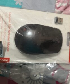 Lenovo 530 Full Size Wireless Computer Mouse for PC, Laptop, Computer with Windows - 2.4 GHz Nano USB Receiver - Ambidextrous Design - 12 Months Battery Life - Graphite Grey 25 61k2fJh0ryL