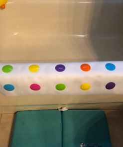 Munchkin® Dots™ Bath Mat for Kids, Multicolored, 30.5x14.25 Inch 30.5x14.25 Inch (Pack of 1) 32 61k2gGPc6bL