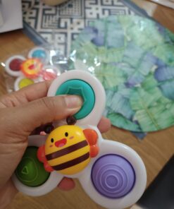 3PCS ALASOU Pop up Suction Cup Spinner Toys for Baby Christmas Stocking Stuffers Gifts|Novelty Spinning Tops Bath Toys for Kids Ages 1-3|Sensory Toys for Toddlers 1-3 Year Old Boy Birthday Gift Carrot 28 61k3tnhKHXL