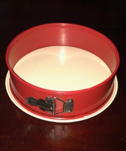 Nordic Ware 9-Inch Springform Pan, 9 Inch, Red 19 61k7BgHULpL