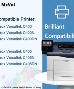 MxVol Remanufactured Xerox VersaLink C400 C405 Toner Cartridges Replacement for Xerox 106R03512 106R03514 106R03515 106R03513 use for Xerox VersaLink C400N C400DN C405N C405DN Printer, 4-Pack 7 61k8NBrR7PL