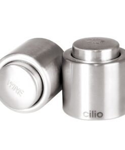 Cilio Stainless Steel Champagne Sealer, Bottle Stopper for Sealing Champagne Bottles Large 8 61k8Q6KXLOL