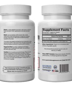 Superior Labs – Best Natural Biotin NonGMO Supplement – for Luscious Longer Hair and Lashes – Stronger Nails – Healthy Skin – Energy Booster – Healthy Weight - 5000 mcg, 120 Vegetable Caps 13 61k9FHL2fWL