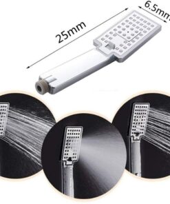 ELLO&ALLO LED Shower Panel Tower System, Hydroelectricity Display Rain Massage with Jets, Brushed Black Brushed Black A 23 61k9q7nc7eL 1