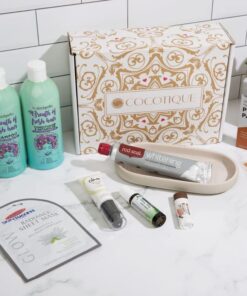 COCOTIQUE - Beauty & Self-Care Subscription Box for Skincare, Body Care, and Curly/Textured Hair Care COCOTIQUE Beauty Box 19 61kBUA1FFAL 1