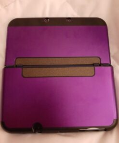 TNP Protective Case Compatible with Nintendo New 3DS XL LL 2015, Purple - Plastic + Aluminum Full Body Protective Snap-on Hard Shell Skin Case Cover New Modified Hinge-Less Design 32 61kBzBG34HL