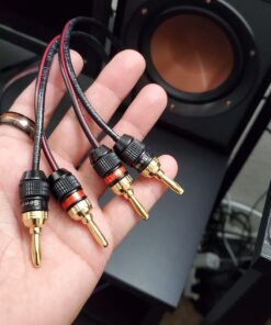 Deadbolt Banana Plugs 6-Pairs by Sewell, Gold Plated Speaker Plugs, Quick Connect, SW-29863-6 6 Pairs Deadbolt Banana Plugs 37 61kC5I9k2L 1