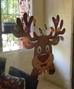 350PCS Christmas Decorations Snowflakes Window Clings Vintage Xmas Winter Decals Santa Clause Gnome Elf Snowman Reindeer Party Cling Decor 38 61kCc7RHvxL