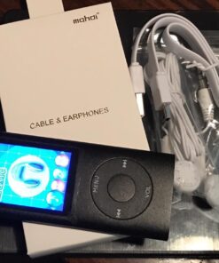 MYMAHDI Support TF Cards Slim 1.8" LCD Mp3 Mp4 Player Media/Music/Audio Player with Accessories Black 20 61kEOL5NVfL