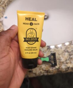 Bee Bald HEAL Post-Shave Healing Balm Immediately Calms & Soothes Damaged Skin, Treats Bumps, Redness, Razor Burn & Other Shaving Related Irritations, 2 Fl Oz 1 29 61kEn2wO5IL 1