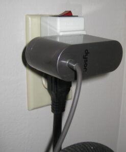 Bindmaster 3 Prong Grounded Single Port Power Adapter for Outlet with Indicator Lighted On/Off Switch to be Energy Saving {1 Pack}…… 1 Pack White Grounded 24 61kHWFzyLNL