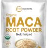 Organic Maca Root Powder, 2 Pound, Gelatinized for Better Absorption, Rich in Antioxidants, Help Energy, Stamina, Endurance, Strength and Immune System, No GMOs, Vegan Friendly and Peru Origin 2 Pound (Pack of 1) 51 61kIY sLmTL