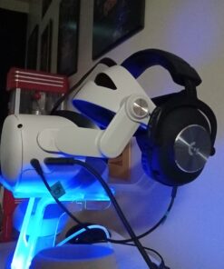 Logitech G PRO Gaming Headset for Oculus Quest 2 - Oculus Ready - Custom-length Cable - PRO-G Precision Gaming Audio Driver - Steel and Aluminum Build - Low-Latency 3.5 mm Aux Connection,Black 20 61kIwTfwQBL