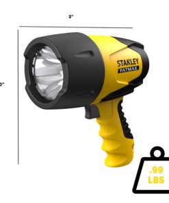 Alternative view of STANLEY Rechargeable Lithium Ion Ultra Bright LED Spotlight Flashlight 520 Lumen Waterproof
