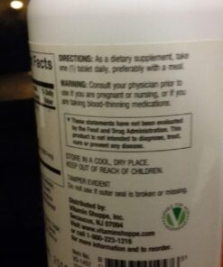 The Vitamin Shoppe Allicin 6000mcg Garlic, 650mg,Promotes Healthy Cholesterol and Overall Hearth Health, Take Once Daily (100 Tablets) 100 Count (Pack of 1) 12 61kJUU2Tc8L